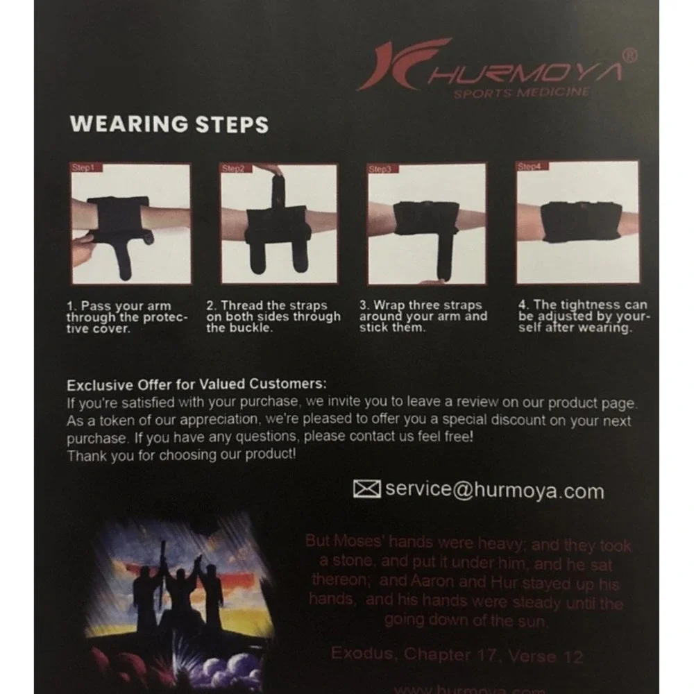 Hurmoya‎ Elbow Brace Comfortable Night Sleep, Cubital Tunnel Syndrome